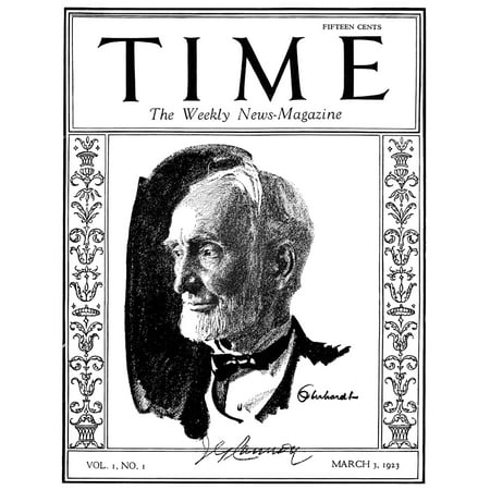 Time Magazine 1923 Ncover Of The First Issue Of Time Magazine 3 March 1923 Featuring A Portrait Of Retiring US Congressm