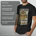 thumbnail image 6 of Men's Nintendo Mario Kart Bowser Danger Ahead Please Take One Graphic Tee Black 5X Large, 6 of 9