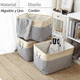 thumbnail image 2 of Canastas Organizadoras Plegables Con Asas, 3 Paquetes, 2 of 5