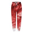 thumbnail image 5 of Women's High Waisted Sweatpants Printed Workout Active Joggers Pants Baggy Cinch Bottoms Trousers, 5 of 5
