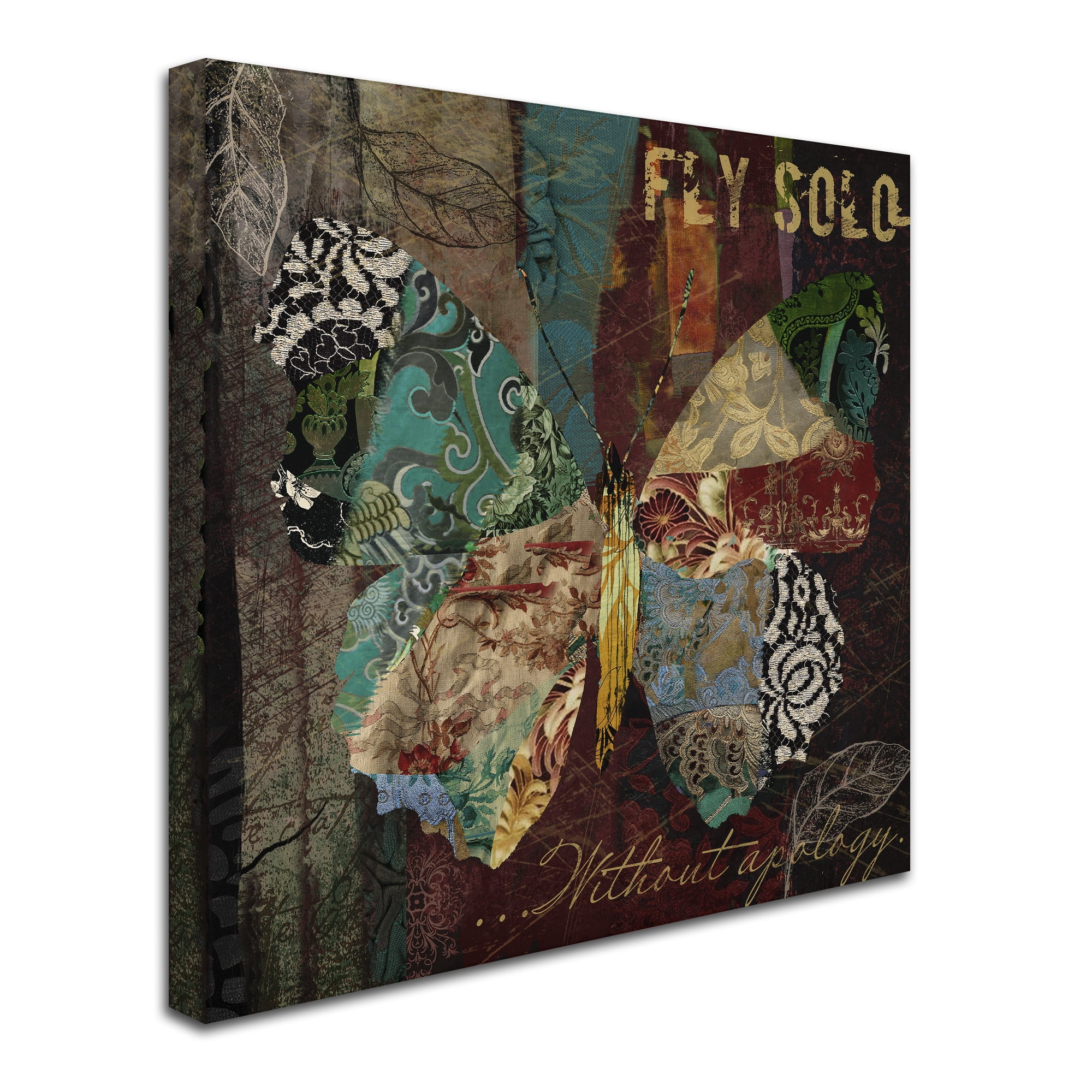 Trademark Fine Art "Winging It I" Canvas Art by Color Bakery