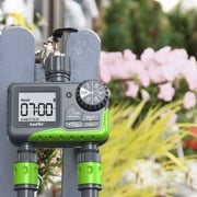 RainPoint Programmable Sprinkler Timer 2-Zone, Automatic Irrigation System Controller, Hose Water Timer for Outdoor Garden Yard Lawn, ITV205
