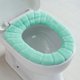 thumbnail image 2 of GOOHOCHY Baño Tocador Asiento Closestool Lavable Suave Cojín de felpa cálido (Azul lago), 2 of 3