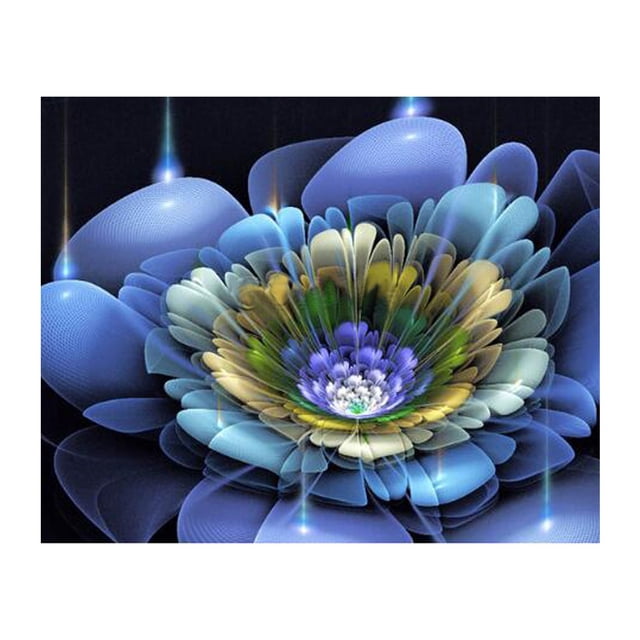Kearding Taladro completo DIY pintura de diamantes imágenes de bordado de diamantes de imitación de cristal seguro S9982 paisaje Artesanía #8070 Kearding HA6552-02B