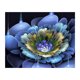 thumbnail image 1 of Taladro completo DIY diamante pintura seguro cristal diamantes de imitación bordado imágenes 8070 flor azul Inevent HA6552-02B, 1 of 6