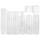 thumbnail image 5 of Botella de repuesto de viaje, 8 unids/set, botella dispensadora, juego de botellas de loción de repuesto portátil, botella de prensa vacía adaptada para la perfección, 5 of 8