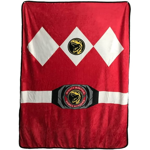 Power Rangers Red Ranger Fleece Throw Blanket 45"x60"