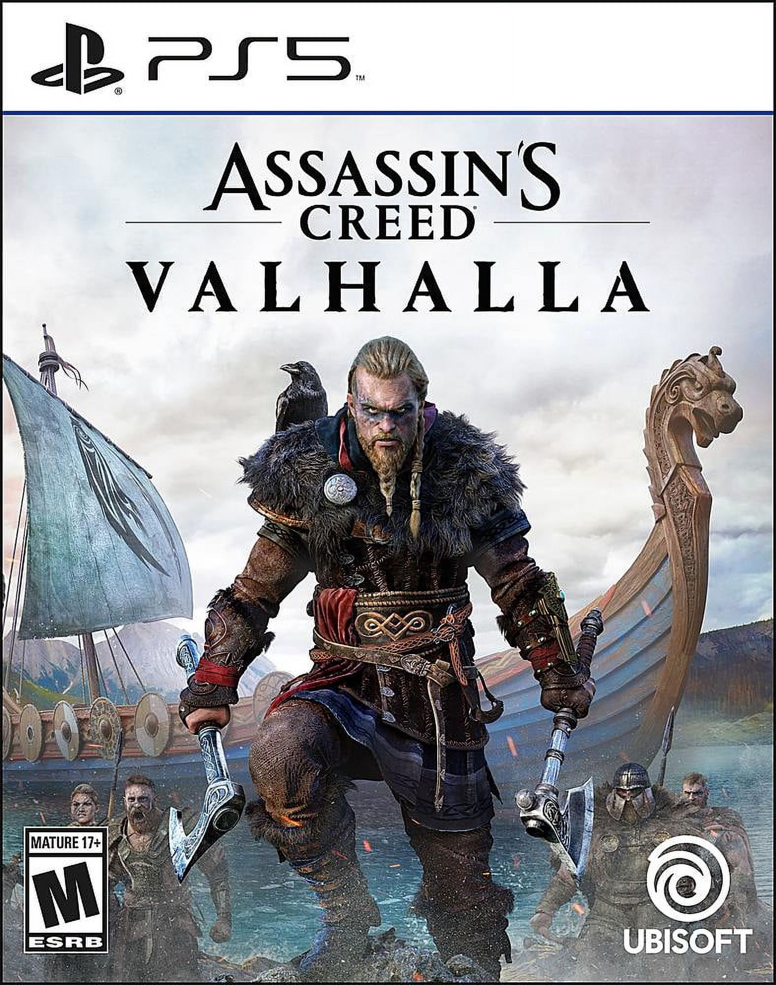 PlayStation 5 Slim Disc 2TB SSD Edition Bundle with Assassin's Creed Valhalla and Controller Case - PS5, White
