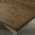 thumbnail image 6 of Roundhill Furniture Breda Antique Gray and Dark Oak Finished Wood Dining Set, Table with Four Chairs, 6 of 10