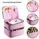 thumbnail image 3 of Guardurnaity Bolsa de almacenamiento para pulidor de uñas con asa, herramientas de manicura de doble capa, soporte de transporte para viajes al aire libre, Juegos de manicura Guardurnaity CE013822-00B, 3 of 6