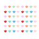 thumbnail image 2 of 100pcs Crown Shaped Small Hair Claw Clips for Women Girls Cute Matte Colorful Strong Hold Tiny Hair Claw Clips, 2 of 5