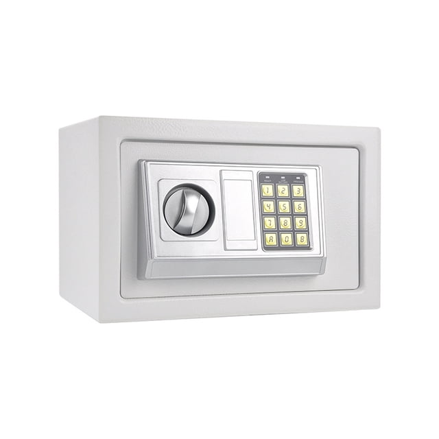 Digital Safe Box Mini Steel Safes Money Bank Small Household Password Key Safety Security Box Keep Cash Jewelry Document ,Easy Installation