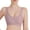 Purple, variant on Ladies Wireless Solid Strapless Bandeau Bra Support Everyday Wear