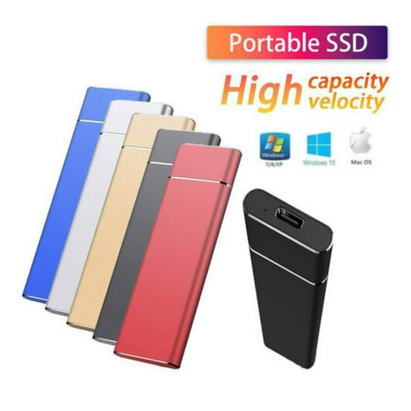 30TB Portable High Speed Solid State Mobile SSD External Hard Drive Disk USB-C