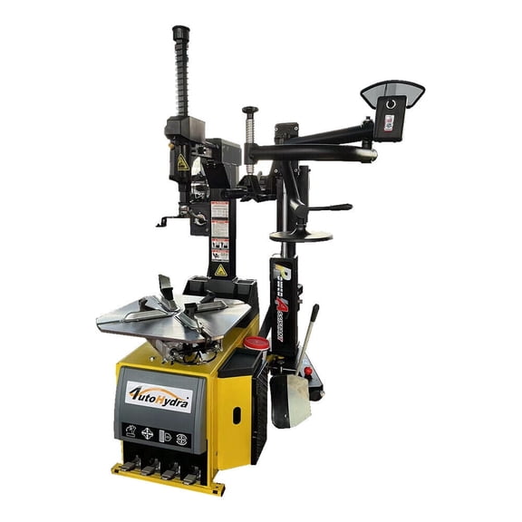 HPDAVV Automatic Tire Changer Machine with Assist Arm, Wheel Changer Rim Clamp 11"-24", Bead Blaster Inflation System, Heavy Duty Tire Mounting Machine for Garage & Auto Shops