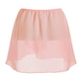 thumbnail image 2 of YONGHS Kids Girls Ballet Dance Skirt Skating Over Scarf Chiffon Wrap Skirts Pink 2-6, 2 of 7