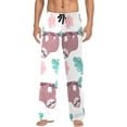 thumbnail image 2 of FREEAMG Sloth Cotton Pajama Pant for Men, Super Soft Lightweight Lounge Pajama Bottoms Drawstring Sleepwear Pant with 2 Pockets, 2 of 7