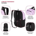 thumbnail image 2 of Mochila SwissGear Versa Pastel Lilac para portátil de 16 pulgadas, 2 of 9