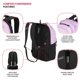 thumbnail image 2 of Mochila SwissGear Versa Pastel Lilac para portátil de 16 pulgadas, 2 of 9
