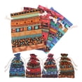 thumbnail image 4 of Miangastore Small Coin Purses Assorted Color Cotton Linen 12Pcs 5.50x3.93x0.12in, 4 of 8