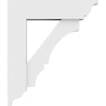 thumbnail image 3 of 3"W x 12"D x 14"H Standard Balboa Architectural Grade PVC Bracket With Traditional Ends, 3 of 8