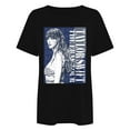 thumbnail image 4 of TayIor Sw1ft Chemises, Tyler Sw1ft Merch, Tyler Sw1ft, Mode Décontractée Imprimée Col Rond Manches Courtes Chemises Blouse Femme Graphique Amateur de Musique TKFASHION Noir m, 4 of 6