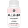 Left Coast Performance Collagen Peptide Pills | Collagen with Vitamin C and Biotin | Hydrolyzed Collagen Capsules - 120 Ct