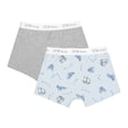 thumbnail image 4 of Bóxer Baby Creysi para Niño, Diseño Liso Azul Talla 12 años, 2 Piezas, 4 of 4
