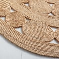 thumbnail image 3 of SAFAVIEH Natural Fiber Cainneach Geometric Area Rug, Natural, 2'6" x 4' Oval, 3 of 8
