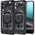 thumbnail image 1 of czcpp-Case for Galaxy S25 Edge Case, Ultra Hybrid MagFit Designed for Galaxy S25 Edge - Zero One Black, 1 of 4