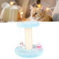 thumbnail image 3 of Scratcher Cat Scratching Post Interactive Soft Plush 2 Layers Sisal Rope Scratcher Tree for Indoor Cats Kittens, 3 of 7