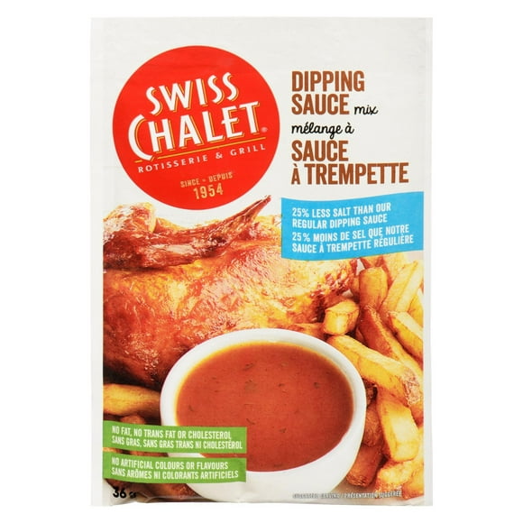 Mélange pour sauce à trempette moins de sel Swiss Chalet