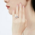 thumbnail image 5 of Kiplyki 2 In 1 Fashion Women Artificial Gemston Ring Set Wedding Engagement Jewelry Gift, 5 of 7