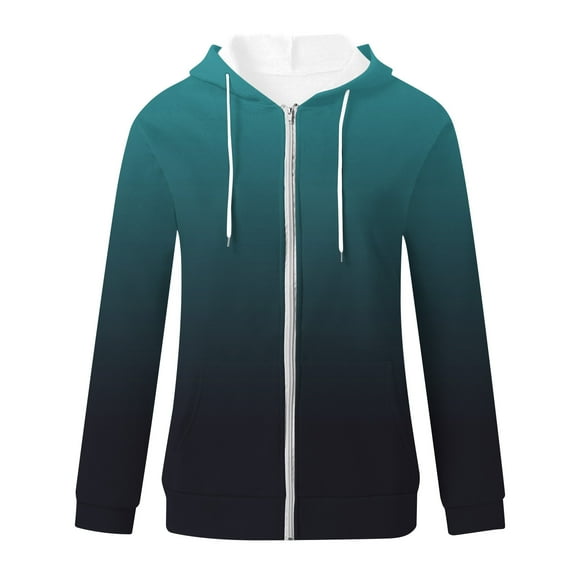 Babysbule New Winter Coats for Women Women Fashion Printed Blouse Long Sleeve Tops Sweatshirt Pockets Hoodied