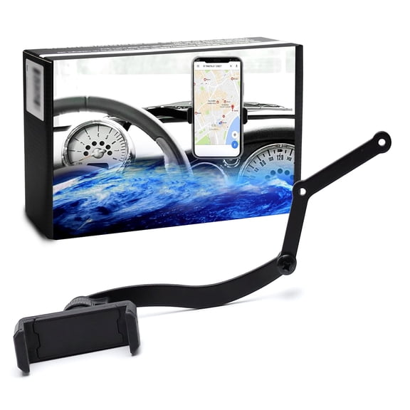 Behind Tachometer Mount Smart Phone GPS Mounting Holder Kit For Mini Cooper R50 R52 R53 (360-Degree Rotatable)
