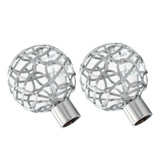 2x ventana cortina barra de acabados decoraciones decorativas de para sala de decoración de (apto para diámetro de 19,3mm Rod)