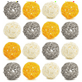 thumbnail image 2 of Decorative Balls for Bowl Centerpiece,32PCS Large Rattan 2.8 Inch Yellow Wicker Orbs Spheres, 2 of 7