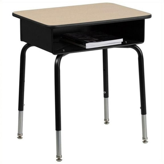Kingfisher Lane Student Desk with Open Front Book Box