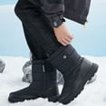 thumbnail image 4 of NOKIO Men'S Snow Country Winter Boots Sports Shoes Fashionable Summer New Swimming Shoes Wading Shoes Breathable Light Non Slip Comfortable Shoes Men'S Cozy Insulated Boots, 4 of 4