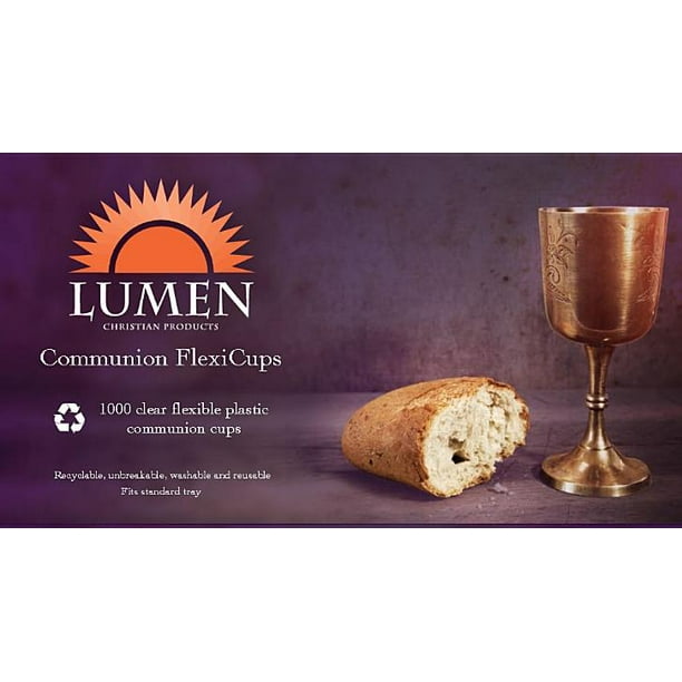 Communion Cups, Shatter Resistant 1 1/4" (Box of 1000) Lumen by