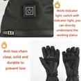 thumbnail image 4 of Clearance Boovnll Heated Gloves for Men, Thicken Fleece Liner Touchscreen Windproof Waterproof Heated Gloves for Women Men Motorcycle, Running, Cycling, Driving, Typing, Heated Gloves, 4 of 9