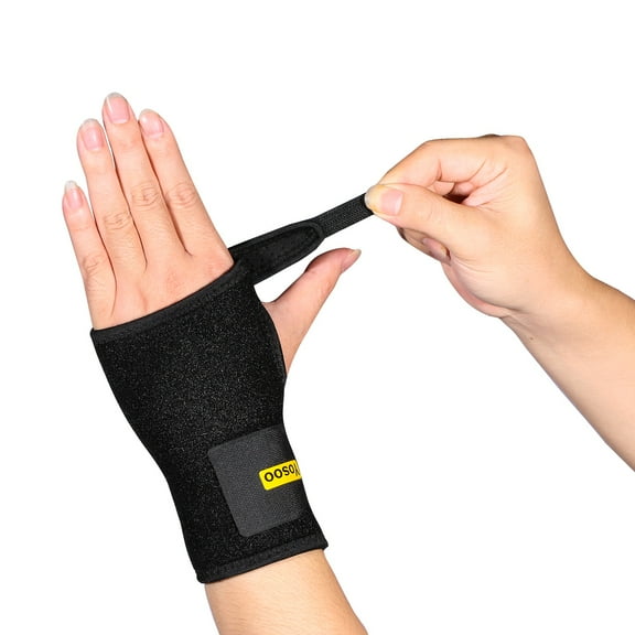 WALFRONT Adult Wrist Support Brace, Men & Women Left/Right Hand Carpal Syndrome Recovery Sports Fitness Wrist Support Splint