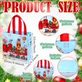 thumbnail image 2 of Bolsas de regalo de Navidad Chapou, 100 unidades, reutilizables, no tejidas, 2 of 7