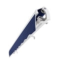 thumbnail image 2 of Awntech 24 Ft Maui Left Motorized Heavy Duty Patio Retractable Awning (288in x 9.25in x 120in), Navy, 2 of 6
