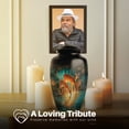 thumbnail image 3 of Yatskia Forest Deer Urn for Ashes for Women, Little Funeral Urns for Human Ashes Adult Man, Large Burial Urns for Human Ash, (Classic 10 Inch and 3 Inch), 3 of 8
