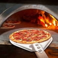 thumbnail image 5 of Perforated Pizza Peel, Aluminum Pizza Shovel, Pizza Server, Wooden Handle, 5 of 5
