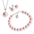 thumbnail image 1 of Set Collar Dije Perla Arete Pulsera Zvezda Plata 0.925 Mujer rosa claro Unitalla, 1 of 4