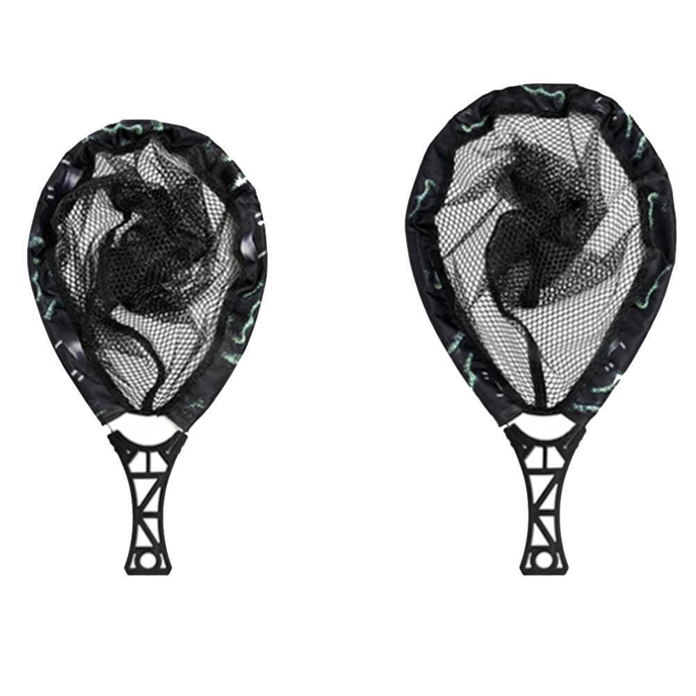 CENL Handle Fly Fishing Hand Net Glue Coated Mesh Cloth Catching Butterfly Net Foldable Stream Landing Net Portable Fishing Net