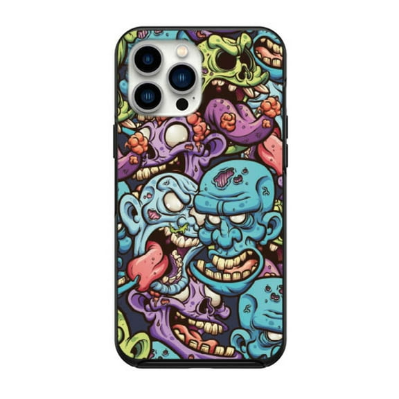 Halloween Zombie Heads Case for iPhone 14 14 pro 14pro max 13 12 11 Pro Max Case iPhone 13 12 Mini XS Max XR 6 7 Plus 8 Plus