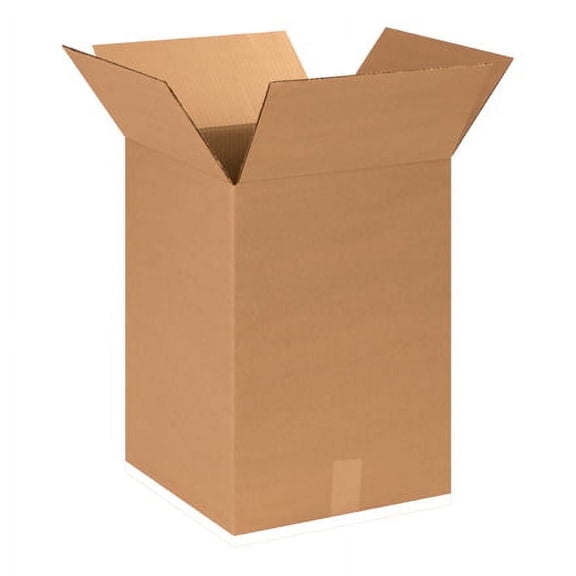 20 Pcs Corrugated Boxes 14 x 14 x 19 Shipping Packing Moving Box Carton, Kraft